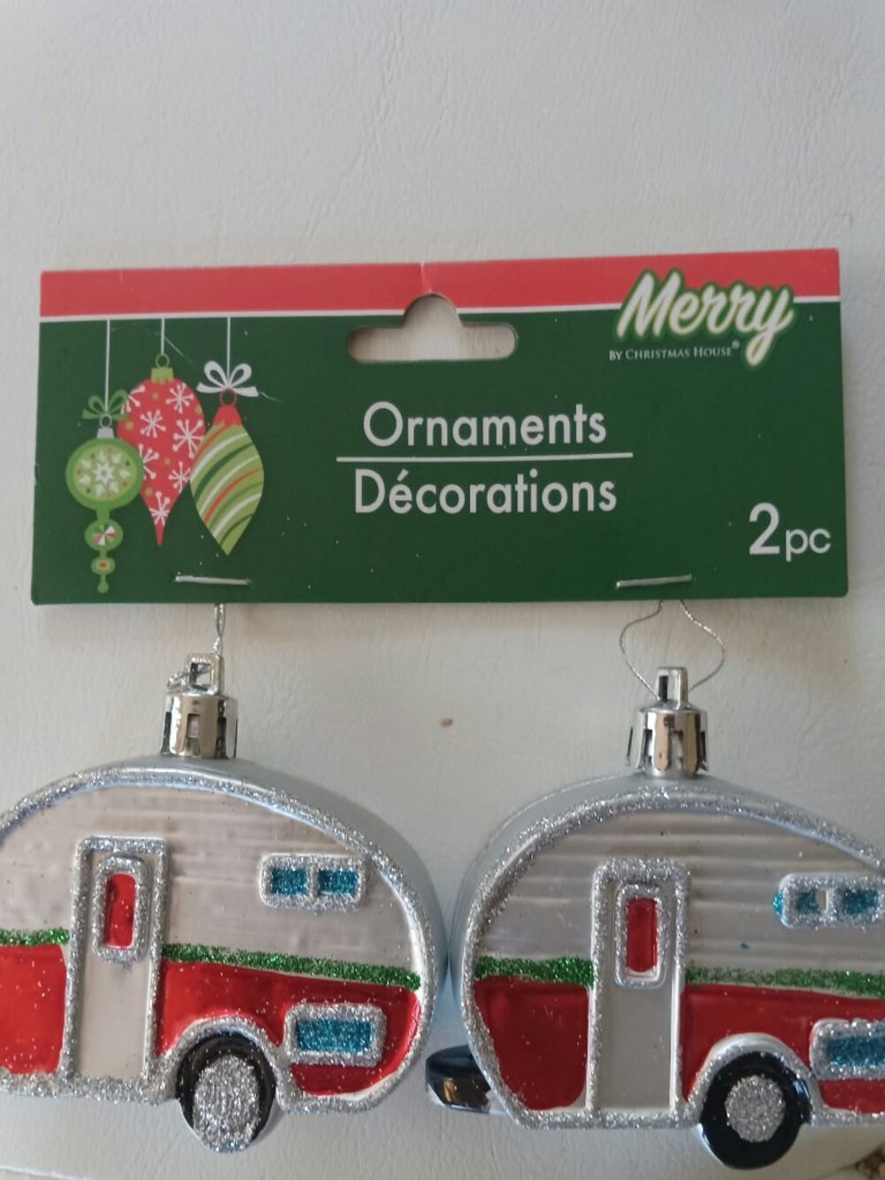 Brand new trailer Christmas ornaments